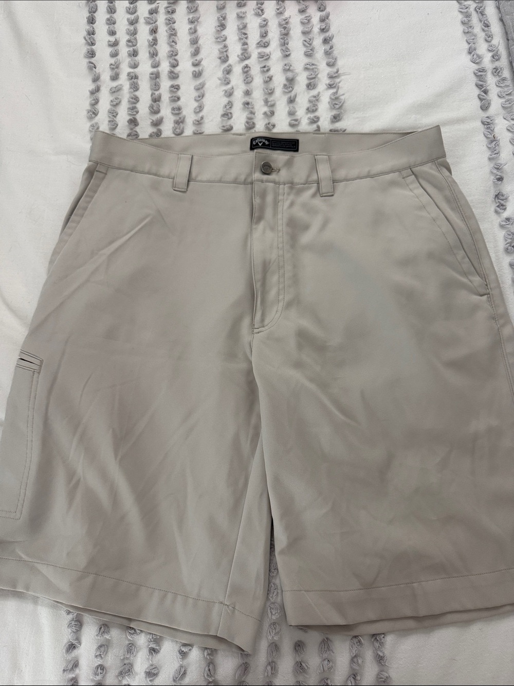 Calloway Golf Men's Khaki Performance Shorts